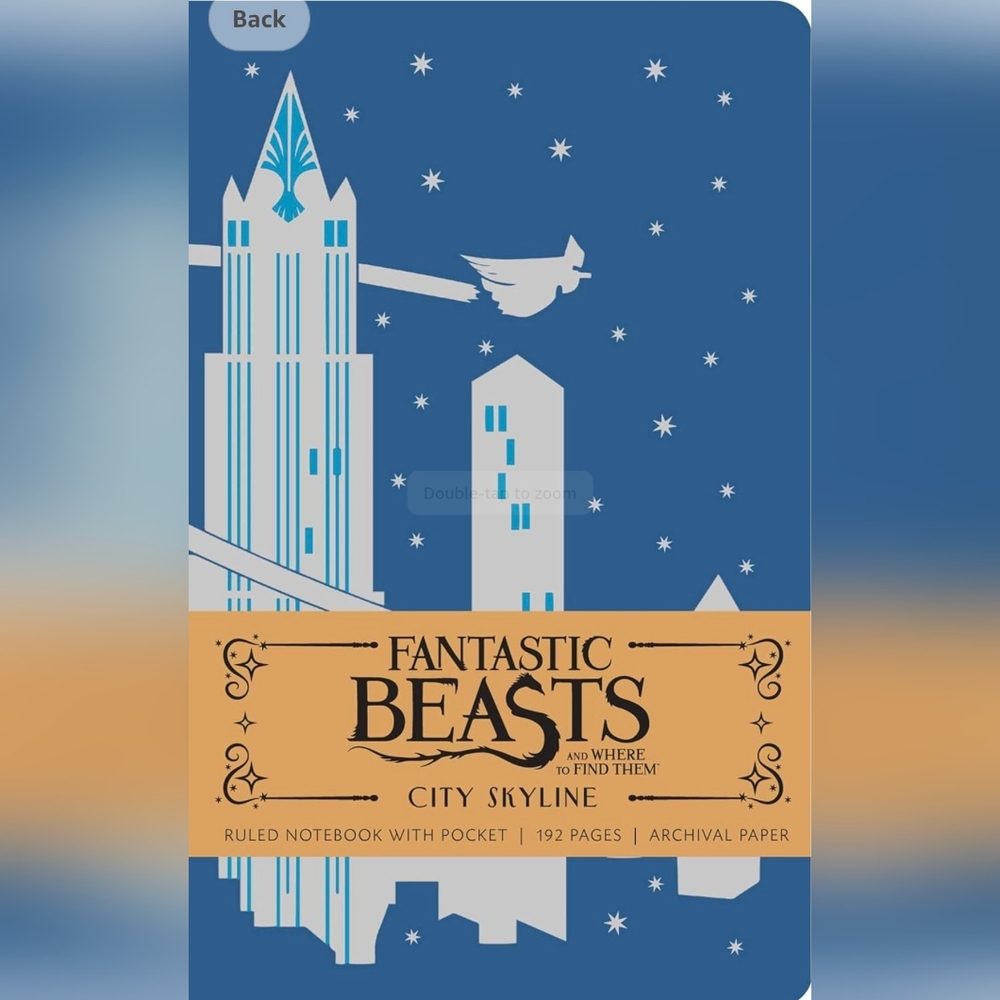 Fantastic Beasts and Where to Find Them: City Skyline Hardcover Ruled Notebook